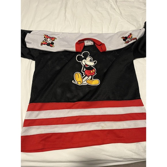 GENUS Shirts Vintage Mickey Mouse Genius Hockey Jersey Size Ml